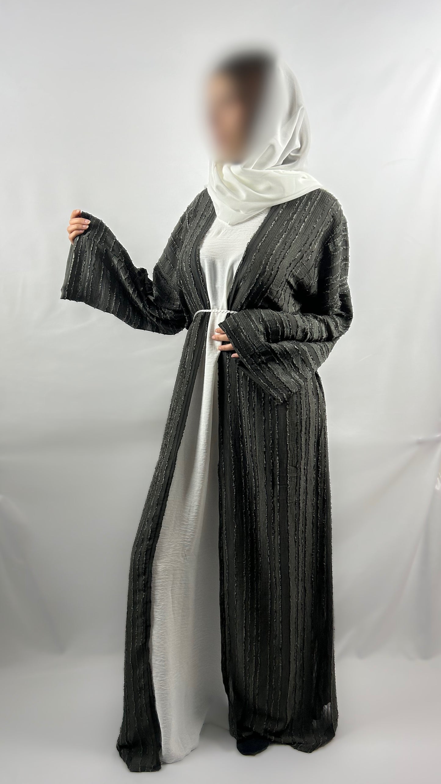Conjunto Kimono Cebra con Relieve